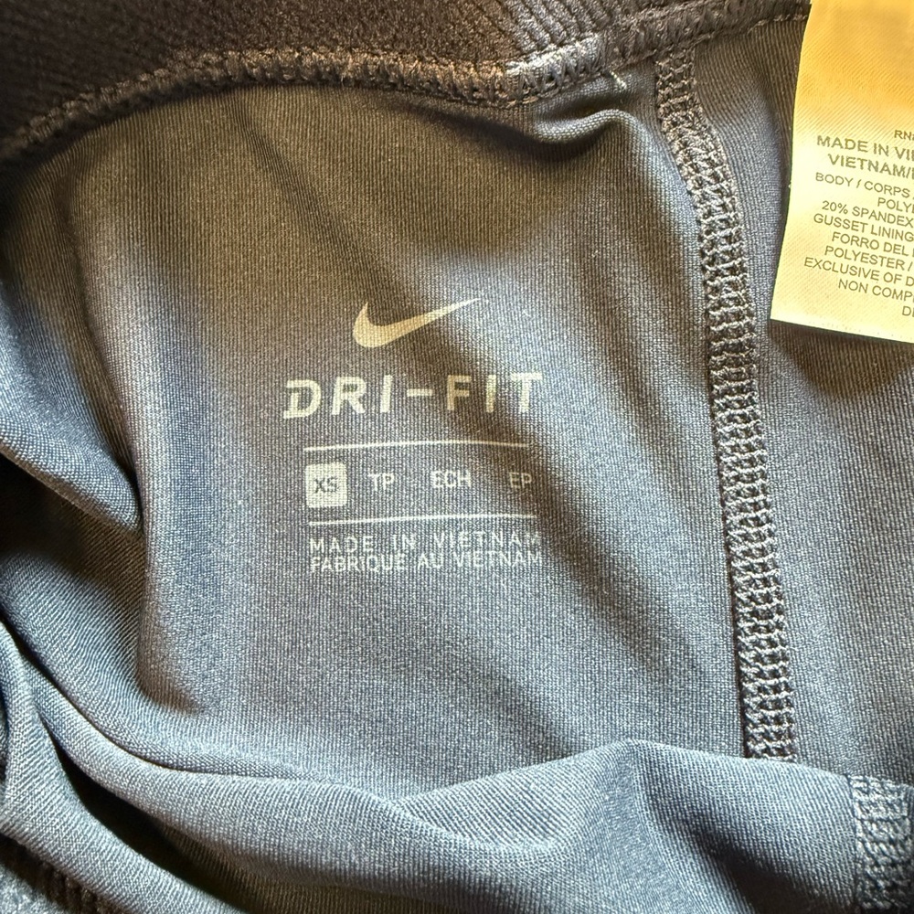 Nike Pro Dri-FIT Cheer Spandex in Navy Blue - Picture 3 of 6